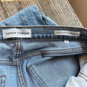 Denim Forum Arlo High Rise Straight 26L